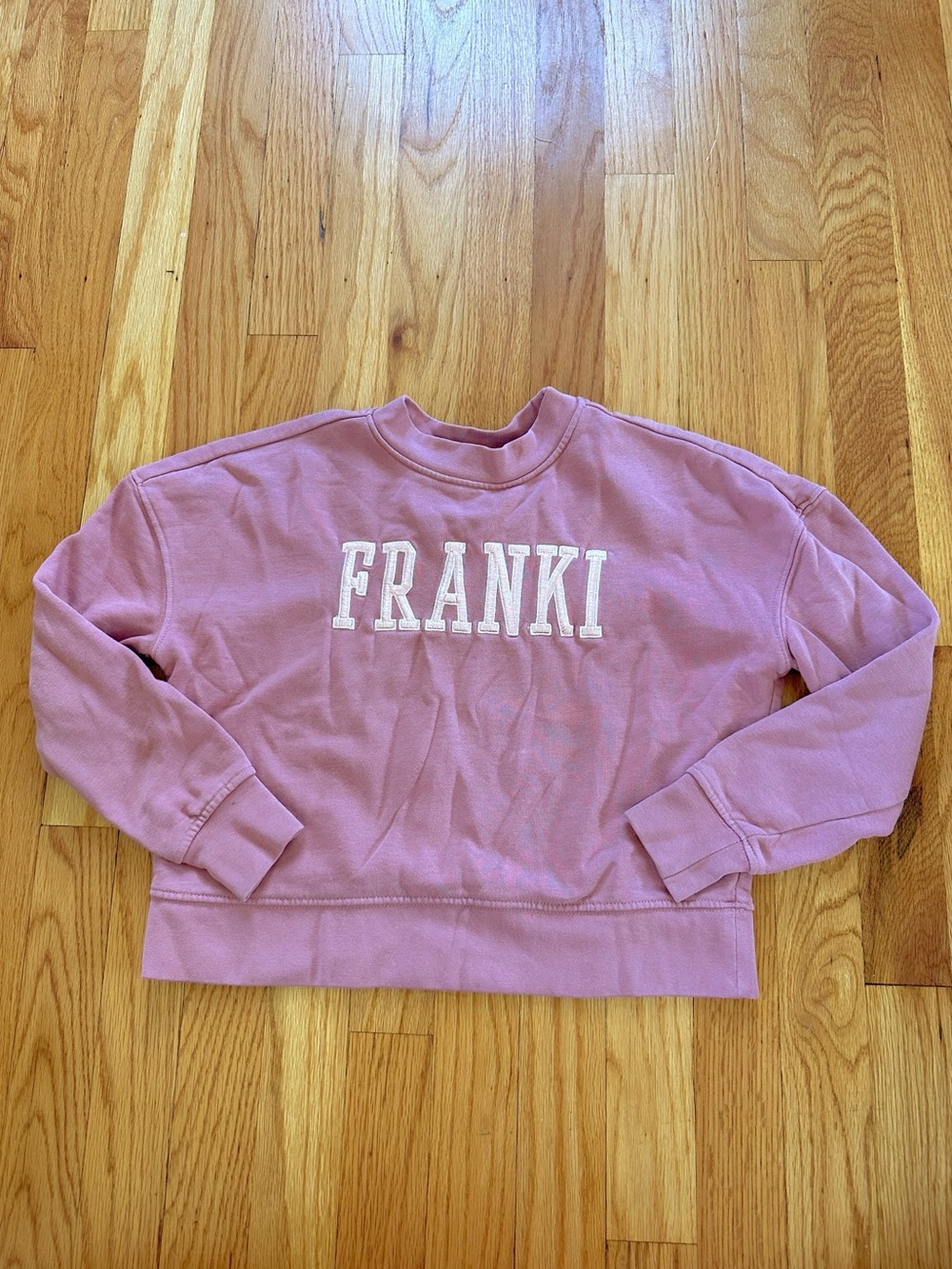 Francesca’s Franki Youth Size 8 Mauve Crewneck Sweatshirt